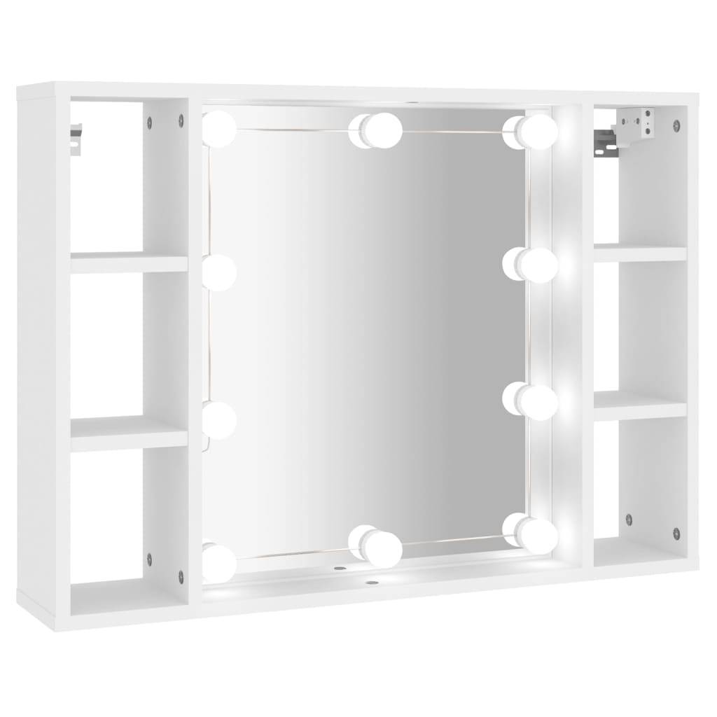 Prolenta Premium - Miroir Orfeo Blanc 76 X 15 X 55 cm - P87209B - Image 2