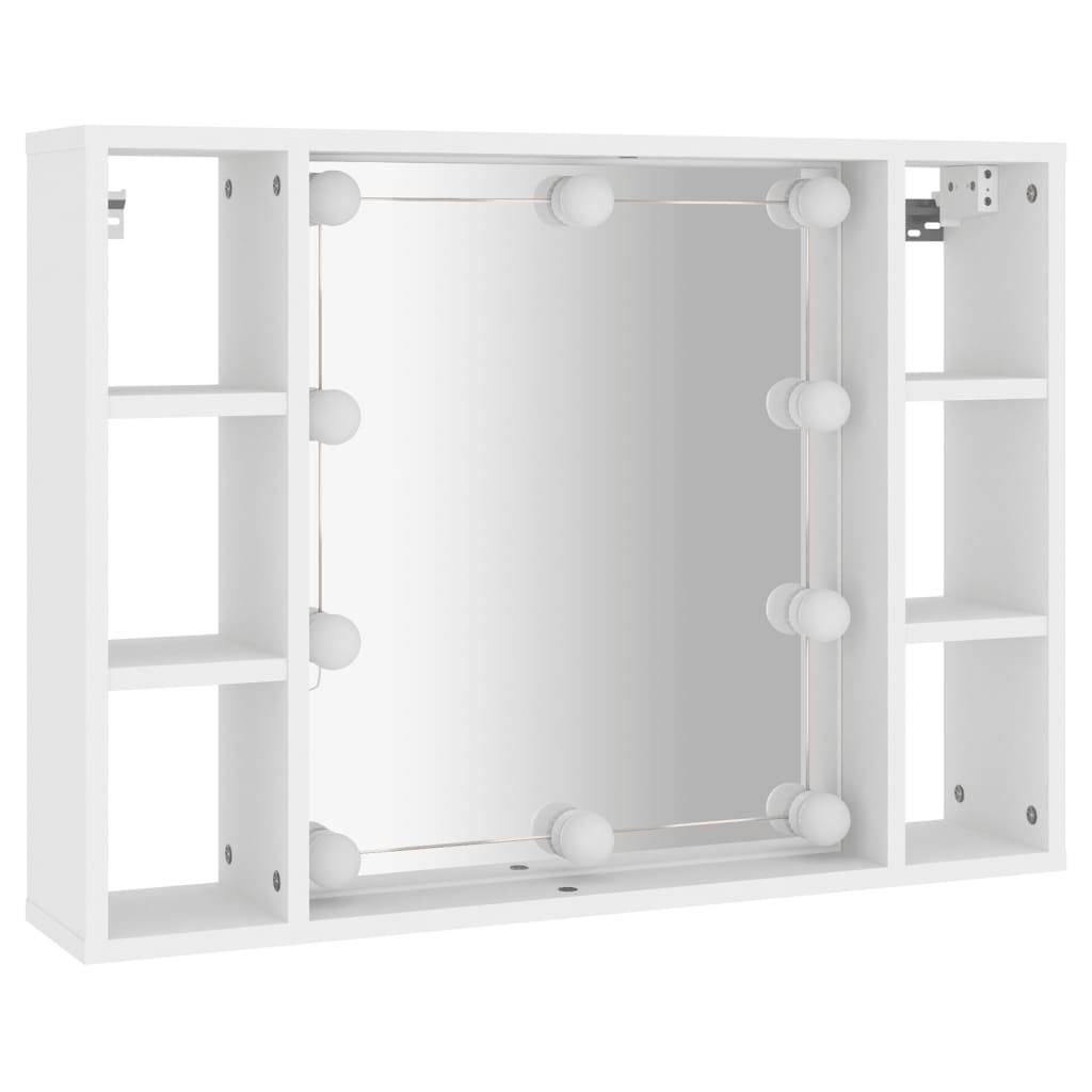 Prolenta Premium - Miroir Orfeo Blanc 76 X 15 X 55 cm - P87209B - Image 3