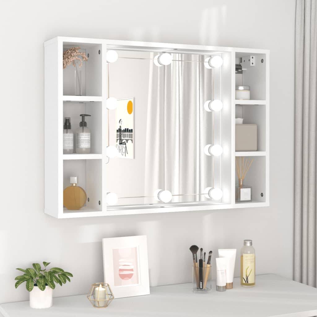 Prolenta Premium - Miroir Orfeo Blanc 76 X 15 X 55 cm - P87209B - Image 1
