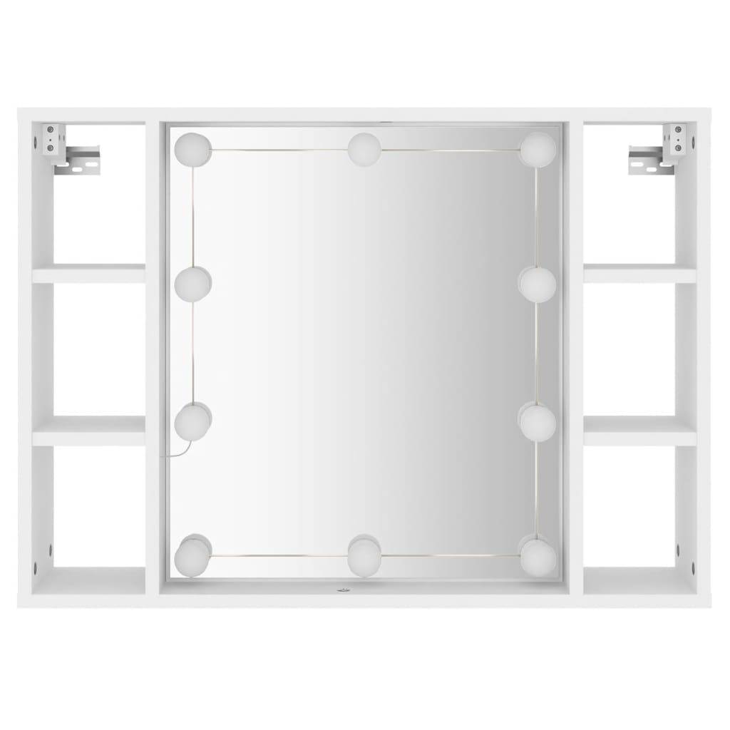 Prolenta Premium - Miroir Orfeo Blanc 76 X 15 X 55 cm - P87209B - Image 7