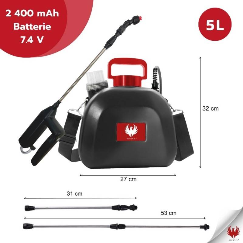 PHOENIX Easy Sprayer 5L Pulvérisateur à batterie Pulvérisateur électrique - Image 3