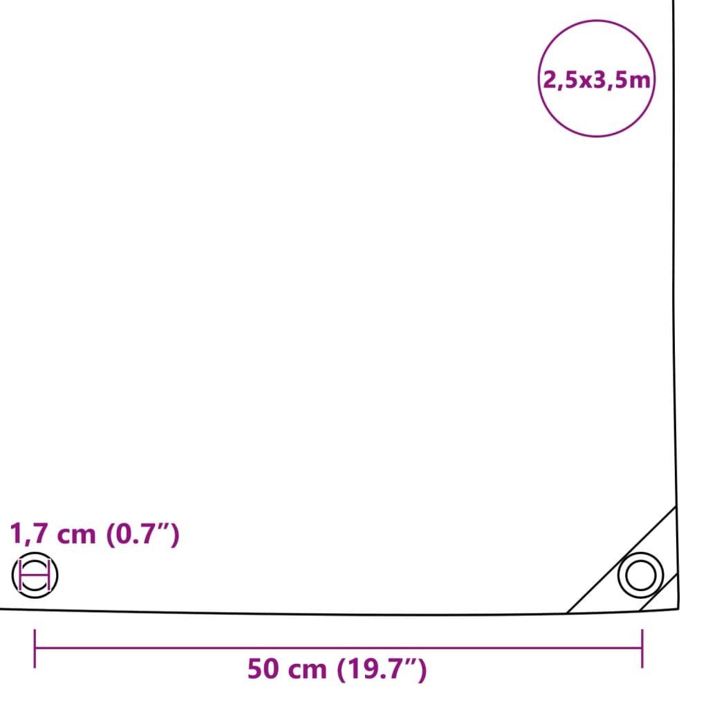 Maison Chic - Bâche de protection | Bâche 650 g / m² 2,5 x 3,5 m Vert Maison Chic - Image 6