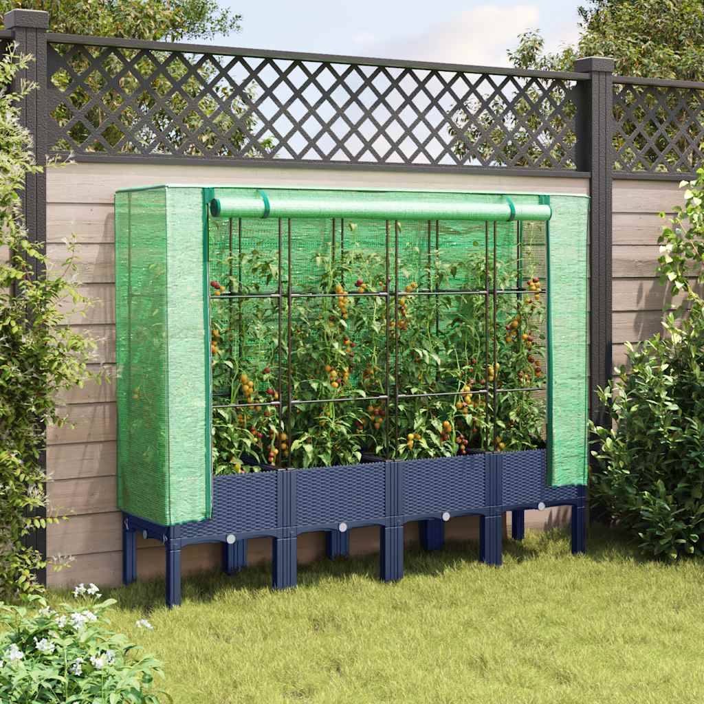 ComfortXL - Grand Bac Potager Couvert XXL avec Système de Protection Nuisibles et Intempéries Gris 160x140 cm – ComfortXL Outdoor Living - Image 3