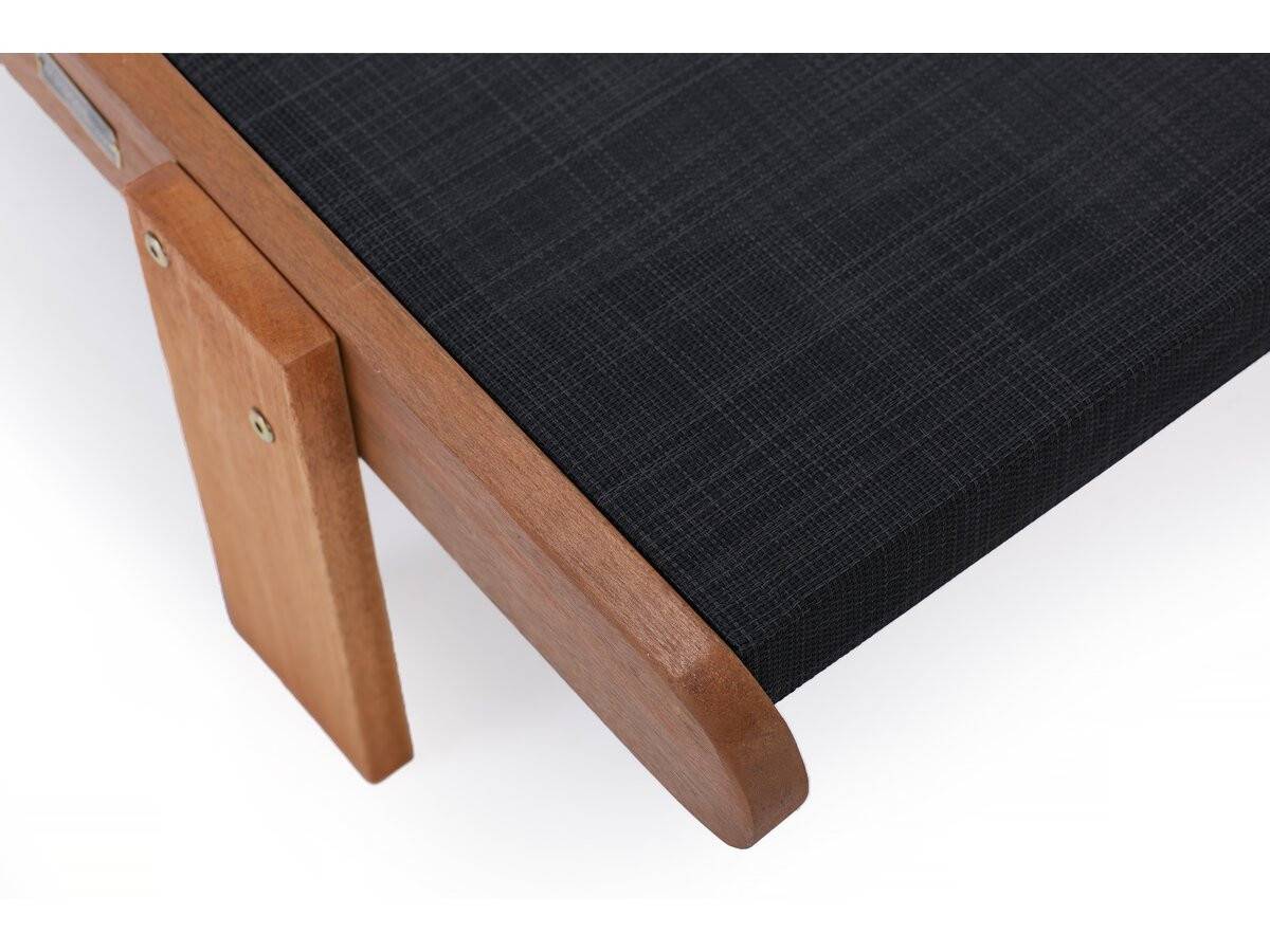 Habitat Et Jardin - Bain De Soleil En Bois Exotique "saïgon" - Maple - Noir -habitat Et Jardin - Image 3