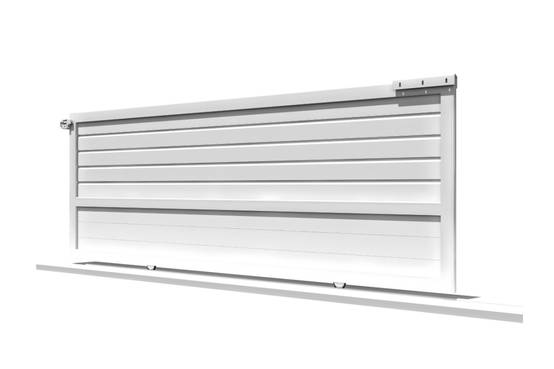Ombrazur - Portail coulissant mixte Blanc L 3000 x H 1863.6 mm Motorisé OMBRAZUR - Imagen 1