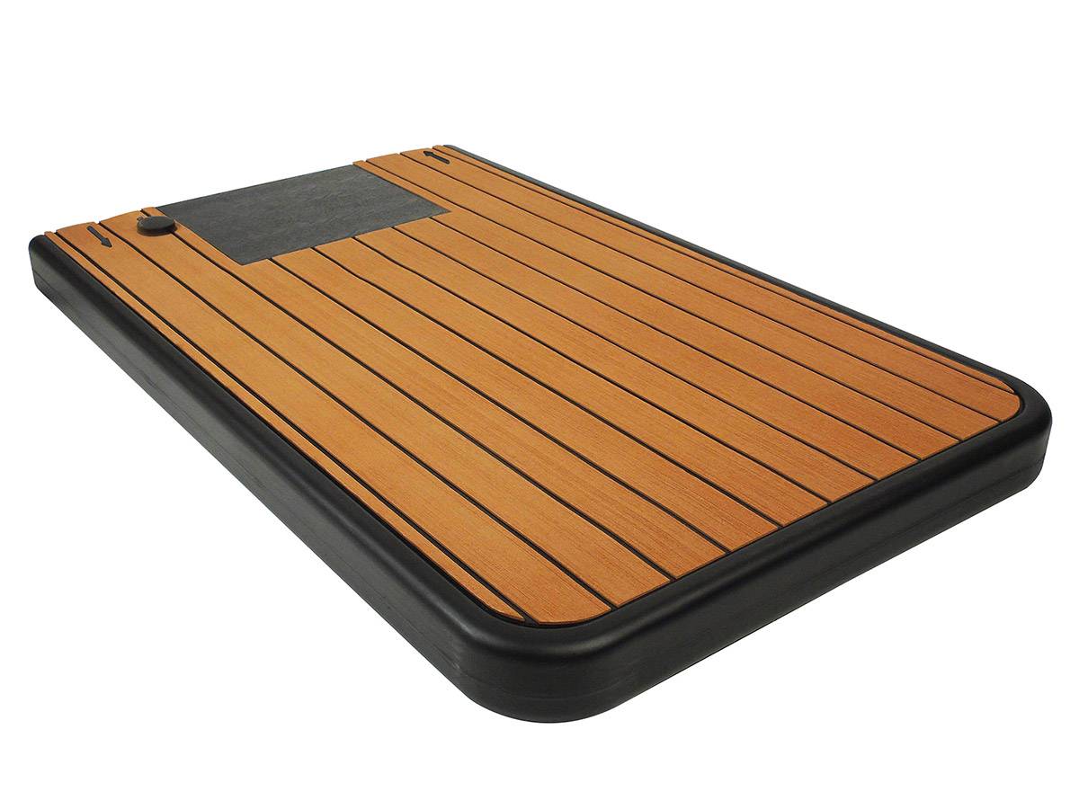 Ubbink - Plancher Solairs pour douche de piscine solaire Bois en teck - Ubbink - Imagen 4