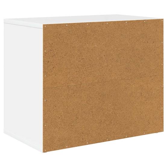 Maison Chat Laquée Bois Brillant Repos Blanc 51cm pour Chat Lumineux - ComfortXL Outdoor Living - Image 5