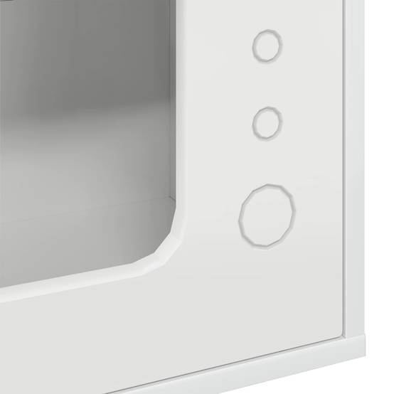 Maison Chat Laquée Bois Brillant Repos Blanc 51cm pour Chat Lumineux - ComfortXL Outdoor Living - Image 6