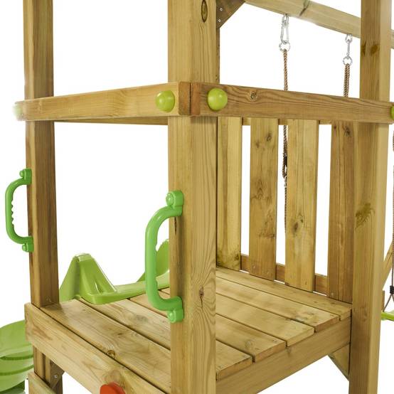 Kangui - Aire de jeux bois enfant : plateforme 120 cm avec toboggan WALLI Kangui - Image 7
