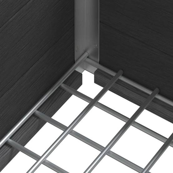 ComfortXL - Jardinière Surélevée WPC Aluminium Culture Légumes Fleurs 50x30x42cm Gris - ComfortXL Outdoor Living - Image 7