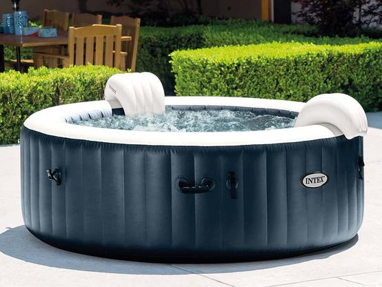 Spa gonflable PureSpa Blue Navy rond Bulles 4 places - Intex - Image 10