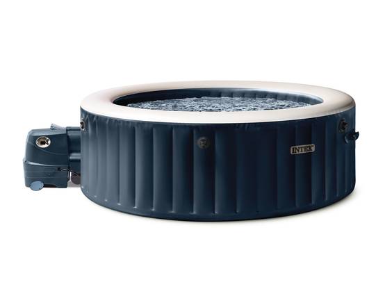 Spa gonflable PureSpa Blue Navy rond Bulles 4 places - Intex - Image 1