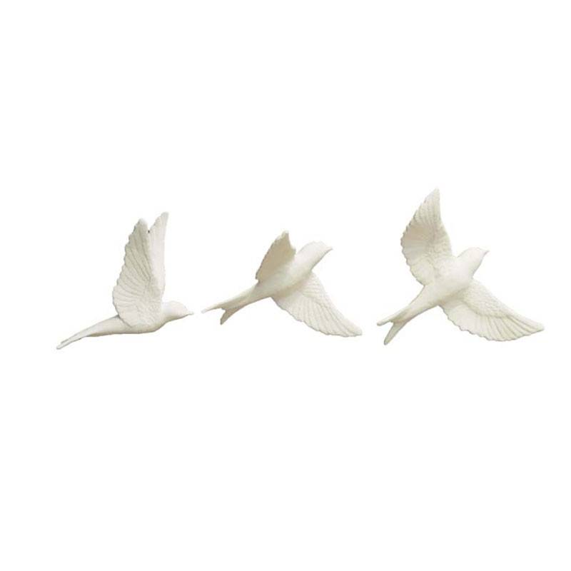 Lot de 3 dés à coudre de collection en porcelaine décors oiseaux - Collection
