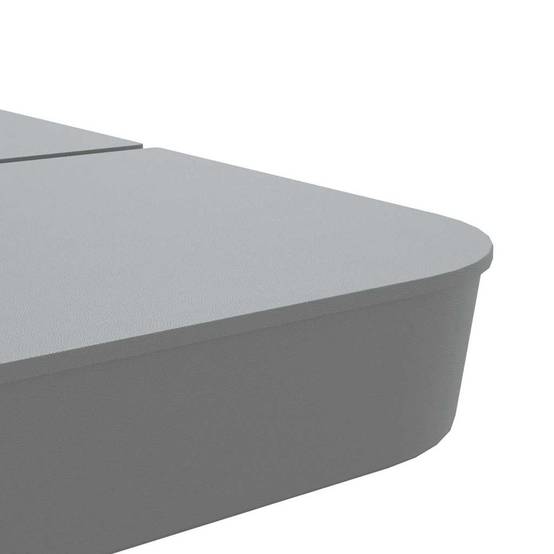 Ensemble 4 Dalles de Lestage PP pour Parasol Déporté Stabilité 100kg pour Extérieur Gris Clair 100cm – ComfortXL Outdoor Living - Image 7