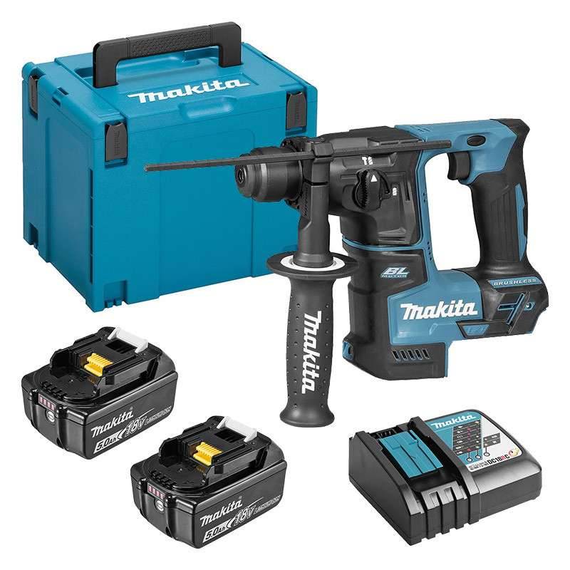 Makita - Perforateur SDS+ 10.8V Li-ion MAKITA - Ø16mm - 2 batteries + 1 chargeur rapide + malette transport - HR166DSMJ - Imagen 1