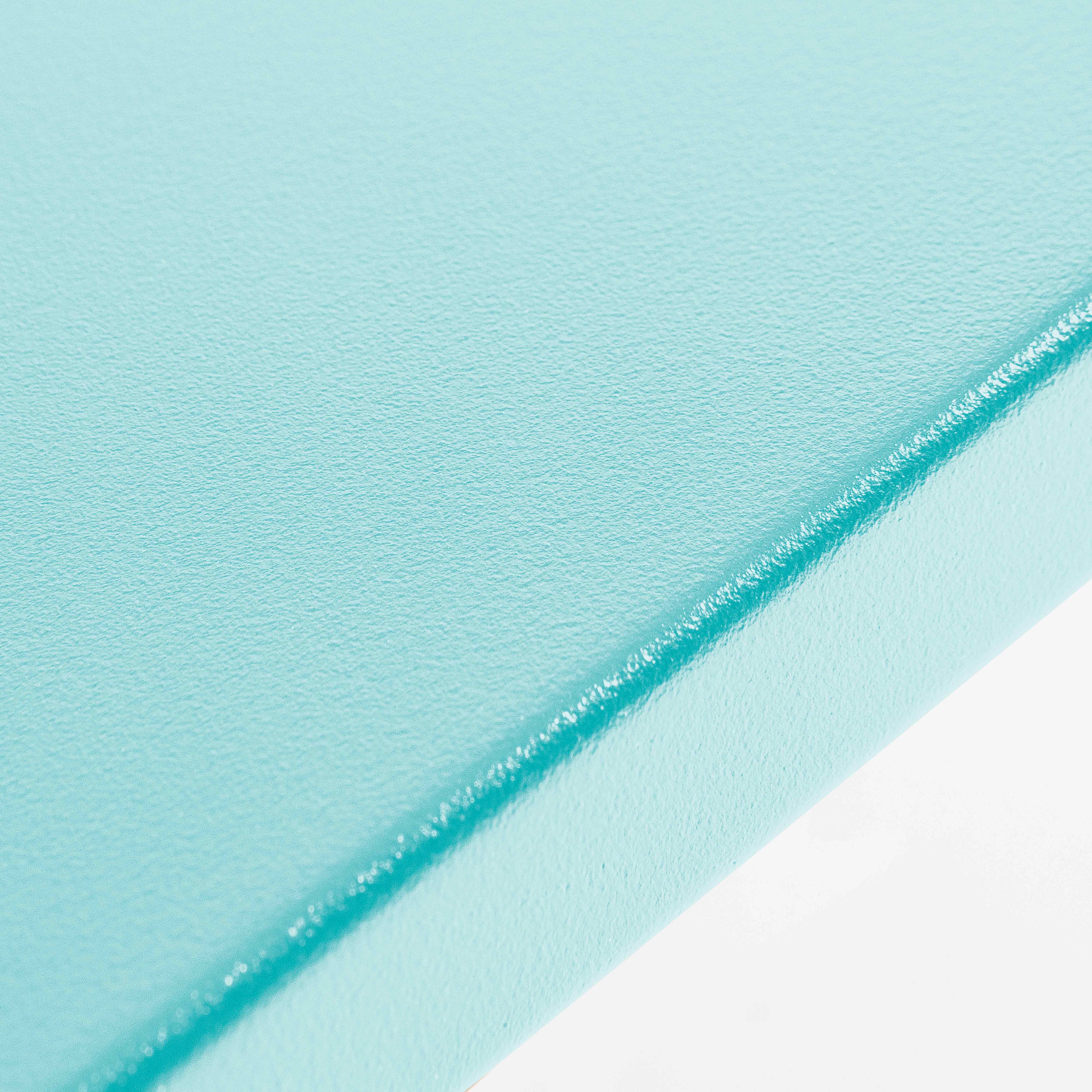 Oviala - Ensemble table de jardin et 6 fauteuils en métal turquoise Palavas - Oviala - Imagen 5
