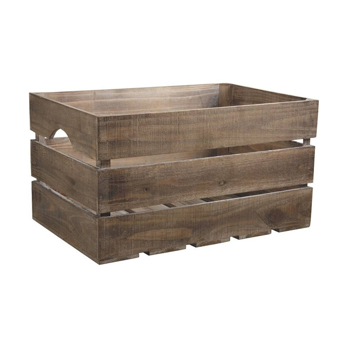 Aubry Gaspard - Caisse ancienne en bois vieilli - Imagen 1