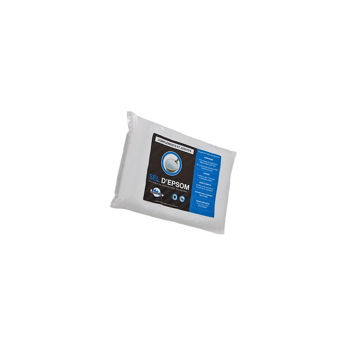 Sel d'Epsom en sachet de 1 kilo - Guano Diffusion