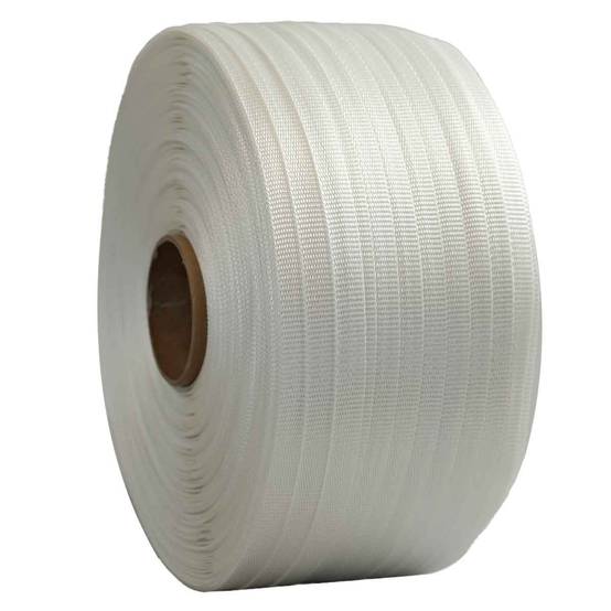 Feuillard de cerclage tressé FT 19 mm x 500 m renforcé - Qualité PRO - Haute Résistance 750kg - Feuillard textile PET TECPLAST - Imagen 1