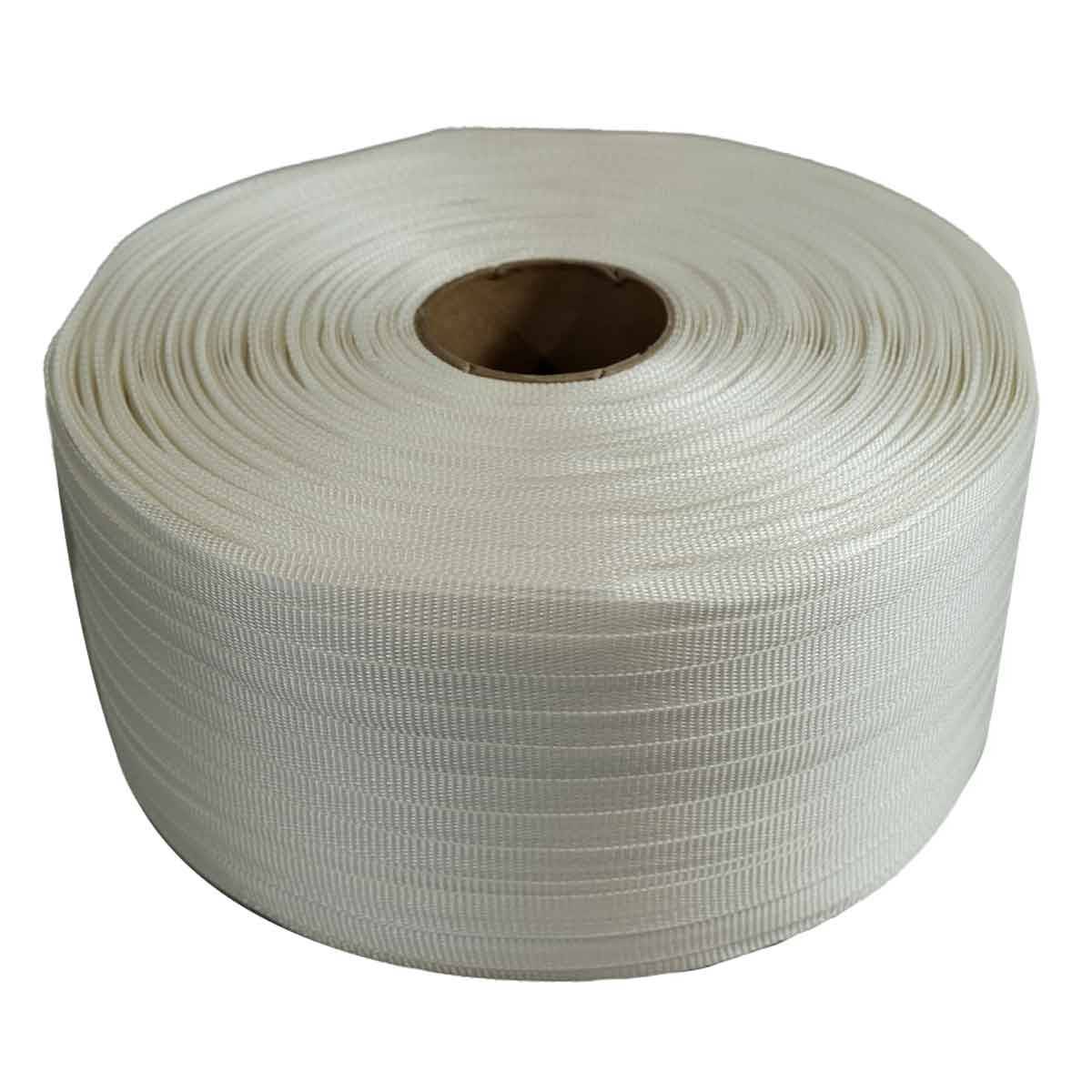 Feuillard de cerclage tressé FT 19 mm x 500 m renforcé - Qualité PRO - Haute Résistance 750kg - Feuillard textile PET TECPLAST - Imagen 2