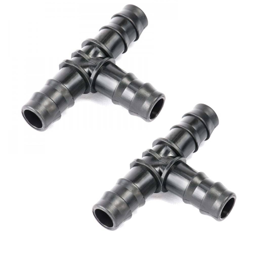 2 Dérivation en T cannelé, ø16 mm, lot de 2 pieces - Imagen 2