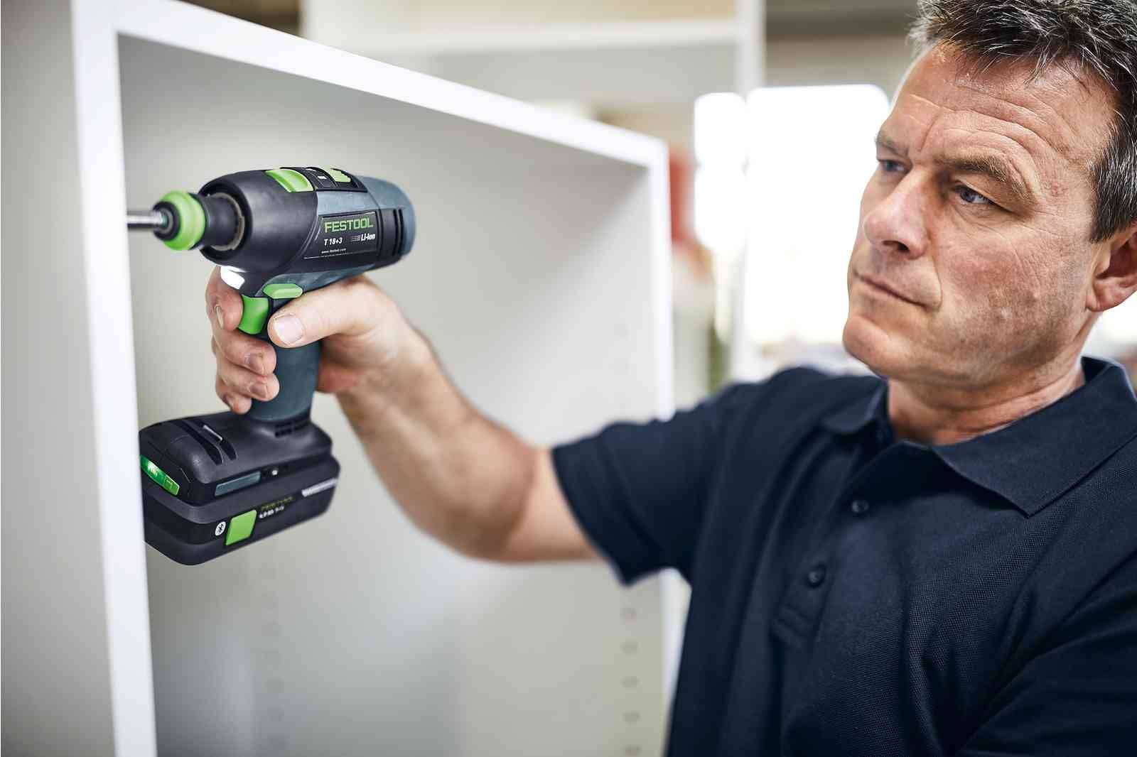 Festool - Perceuse-visseuse 18V T 18+3 HPC 4,0 I-Set + 2 batteries 4Ah + chargeur + Systainer SYS3 - FESTOOL - 577609 - Imagen 7