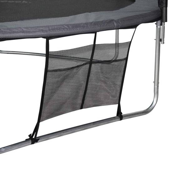 sweeek - Trampoline 430cm gris avec filet de protection. échelle. bâche. filet pour chaussures. kit d'ancrage - Vénus XXL- Trampoline de jardin 430 | sweeek - Image 6