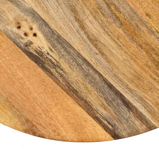 Table haute mange debout bar bistrot bois de manguier massif 60 cm - Image 7