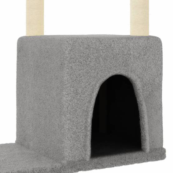 Arbre à chat Lomrik Naturel 86 X 54 X 97,5 cm - P87210N - Image 6
