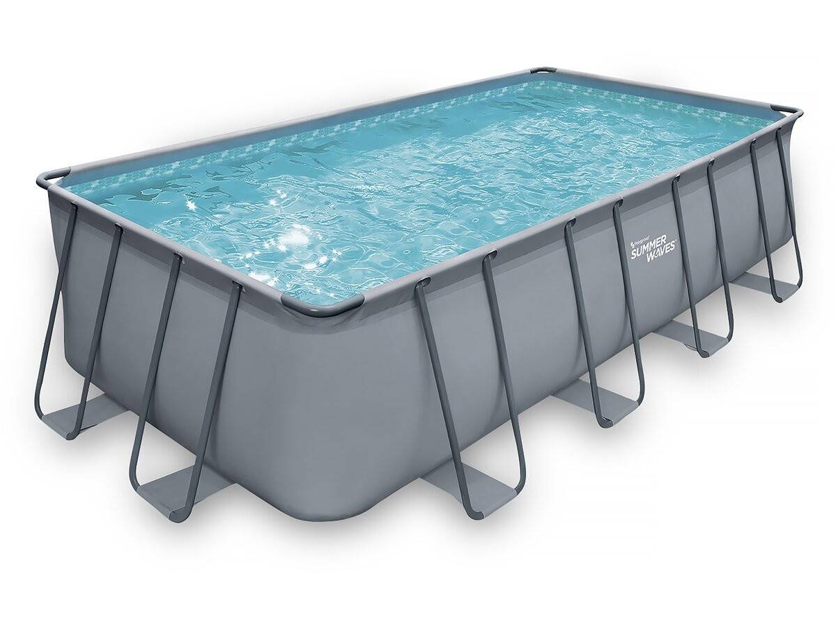 Habitat Et Jardin - Piscine Tubulaire Grise - "ludo 2" - 4,01 X 2,01 X 1,22 M - Filtration à Sable 2.5 M³/h -habitat Et Jardin - Imagen 1