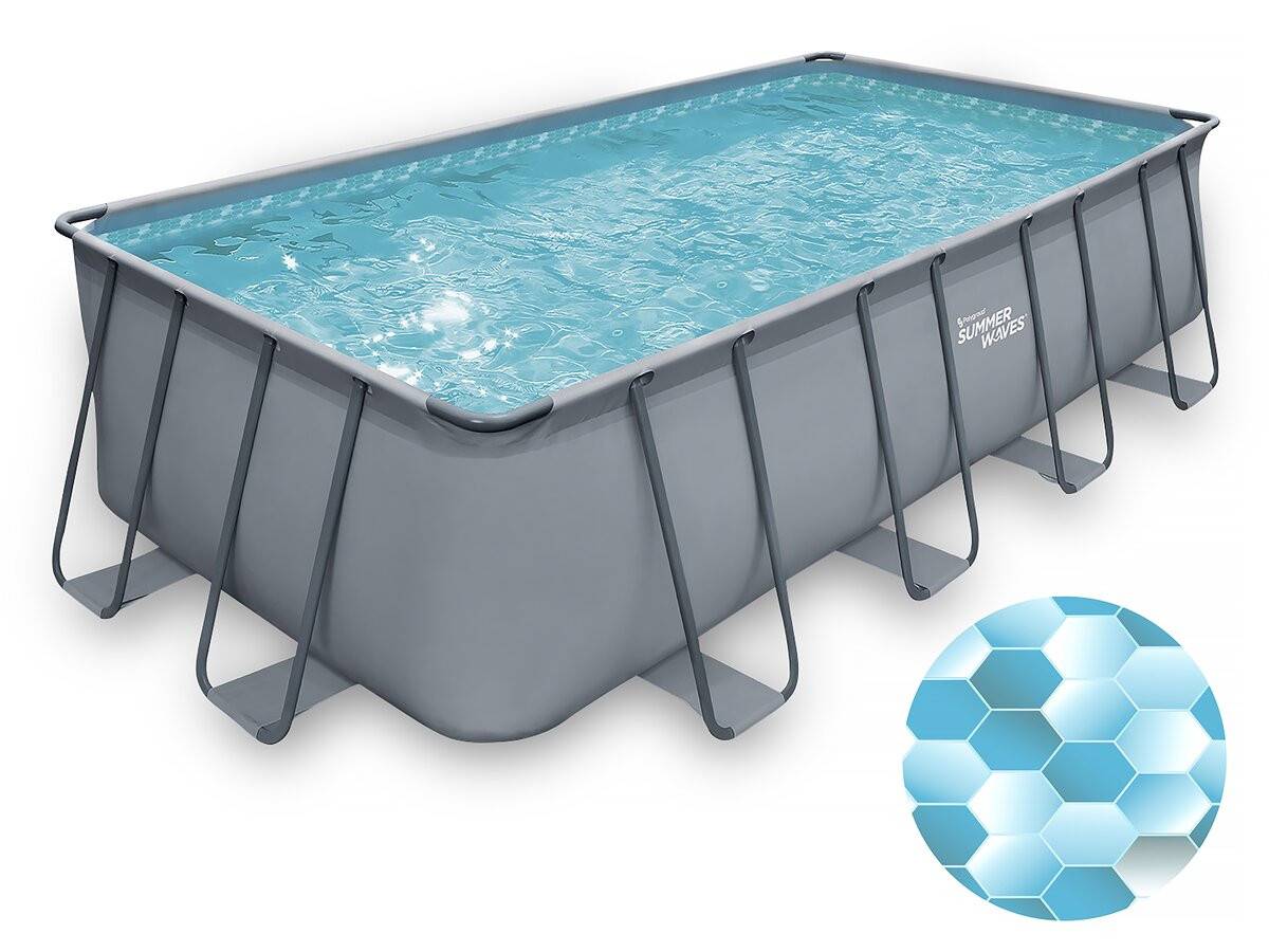 Habitat Et Jardin - Piscine Tubulaire Grise - "ludo 2" - 4,01 X 2,01 X 1,22 M - Filtration à Sable 2.5 M³/h -habitat Et Jardin - Imagen 3