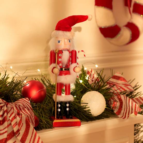 Atmosphera - Objet "Casse noisette" père noël H25cm - Atmosphera Créateur d'intérieur - Image 1