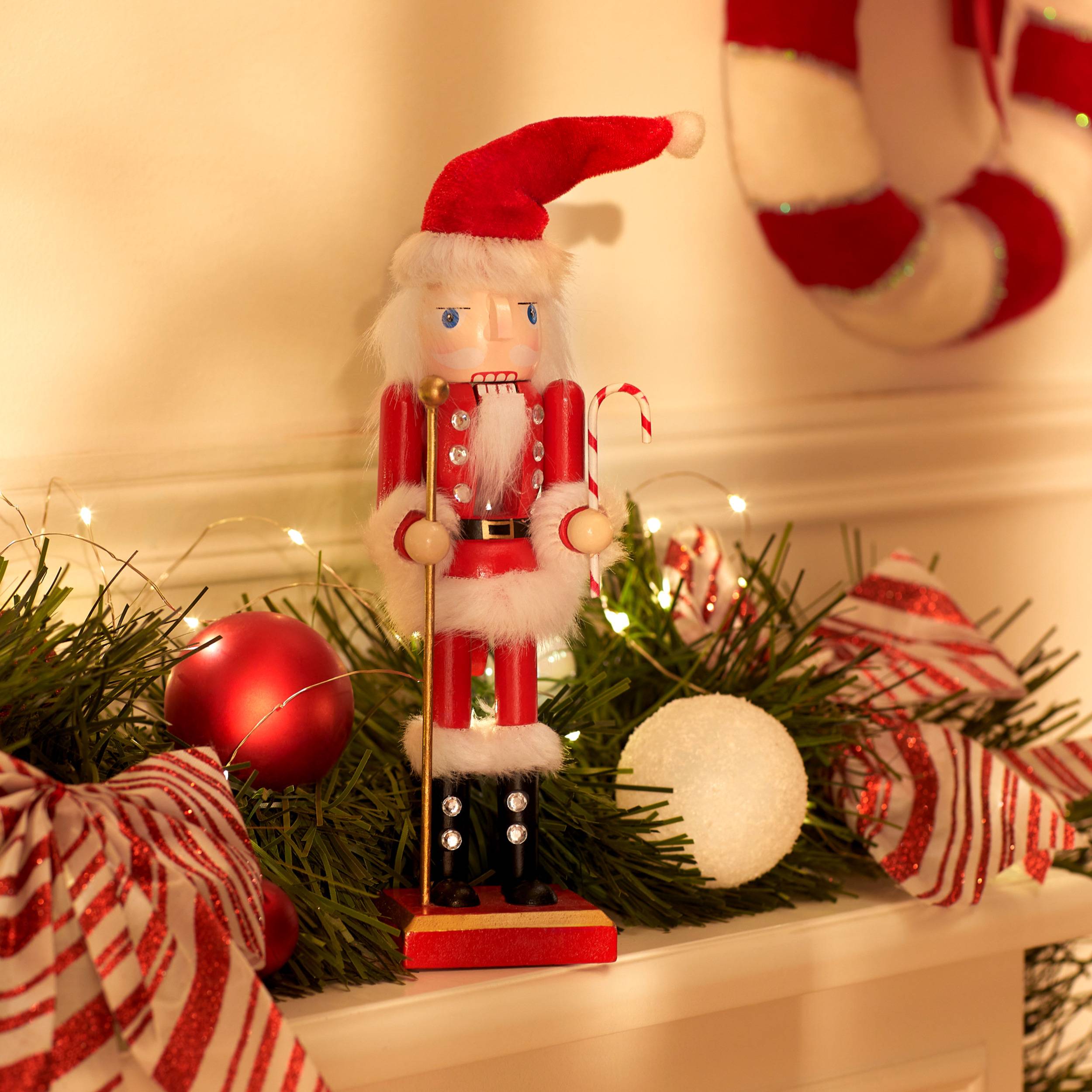Atmosphera - Objet "Casse noisette" père noël H25cm - Atmosphera Créateur d'intérieur - Image 1