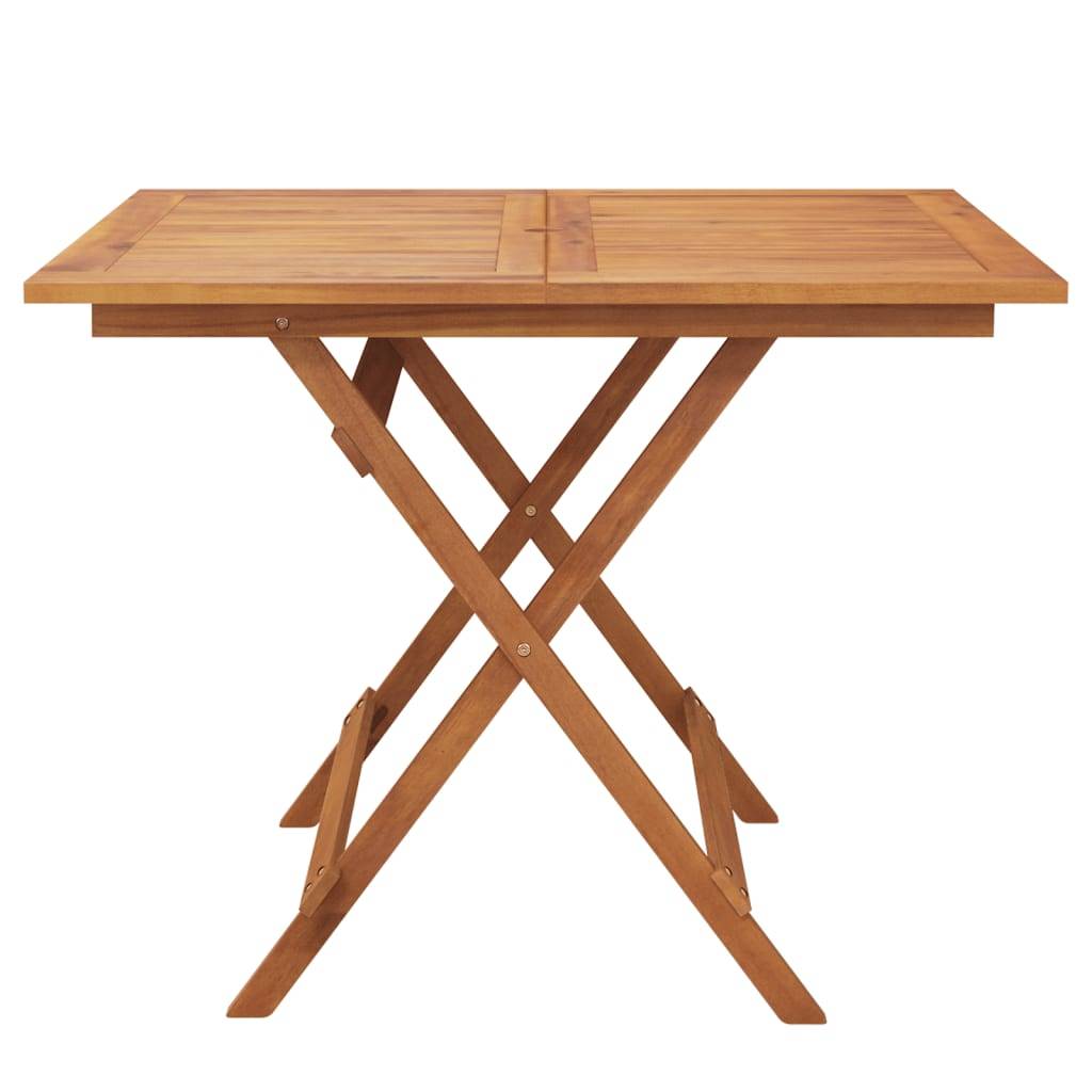 PANGIVO - Table pliable de jardin bois d'acacia 90 x 90 x 75 cm - PANGIVO - Image 3