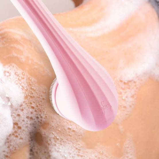 Brosse De Douche électrique Rose Sans Fil 4en1 Cleanbody Yoghi - Image 7