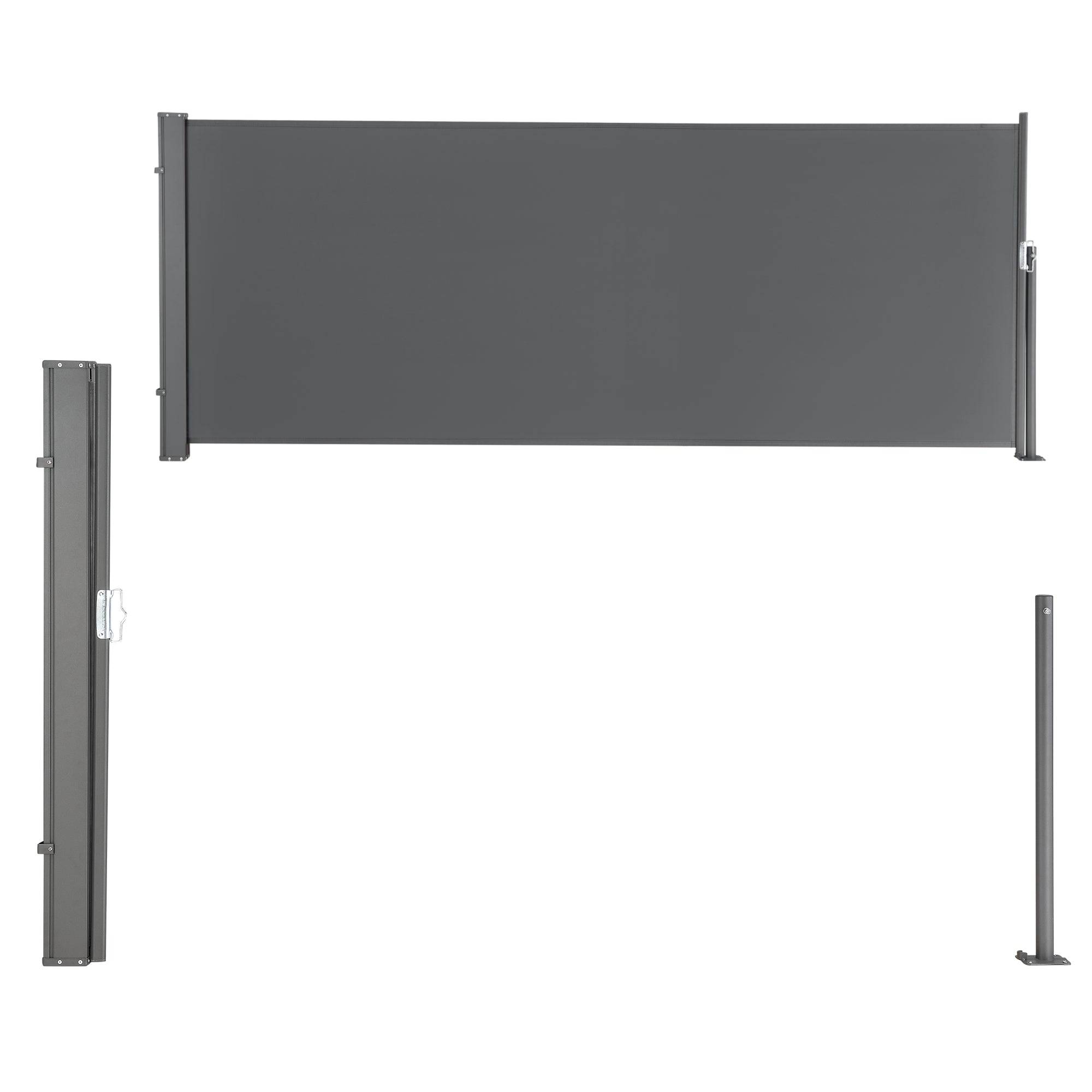 Helloshop26 - Brise-vue UV 100 x 300 cm gris - Imagen 3