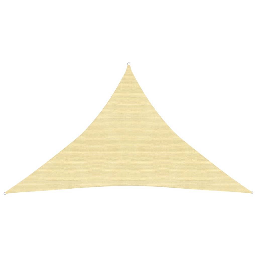 Helloshop26 - Voile toile d'ombrage parasol 160 g/m² PEHD 3,5 x 3,5 x 4,9 m marron - Imagen 1
