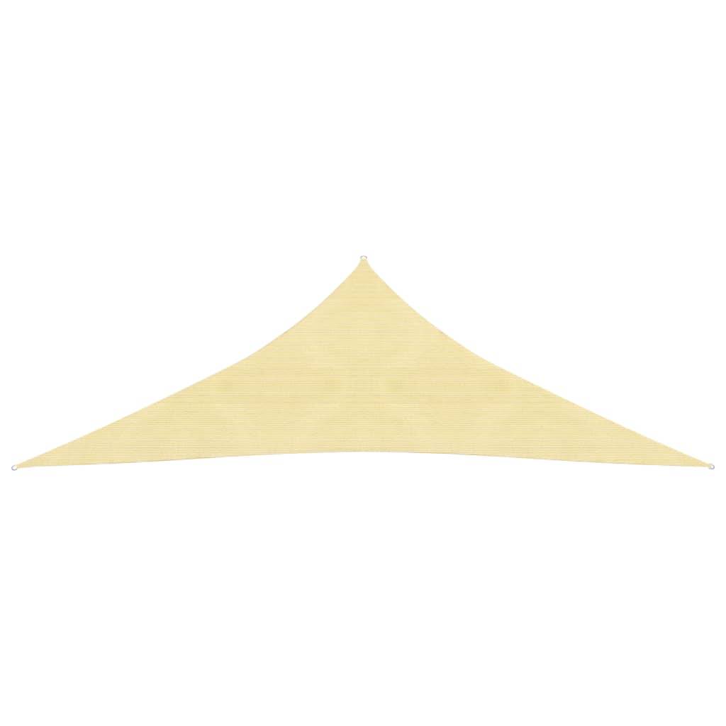 Helloshop26 - Voile toile d'ombrage parasol 160 g/m² PEHD 3,5 x 3,5 x 4,9 m marron - Imagen 2