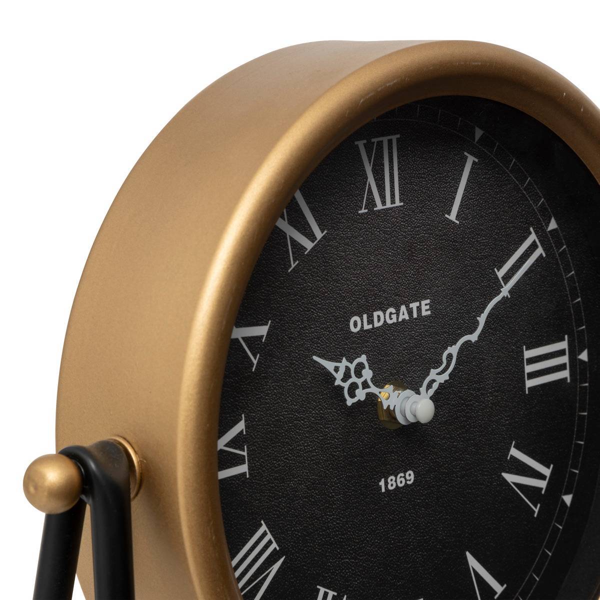 Atmosphera - Horloge à poser "Luca" noir 26x26cm - Atmosphera Créateur d'intérieur - Imagen 3