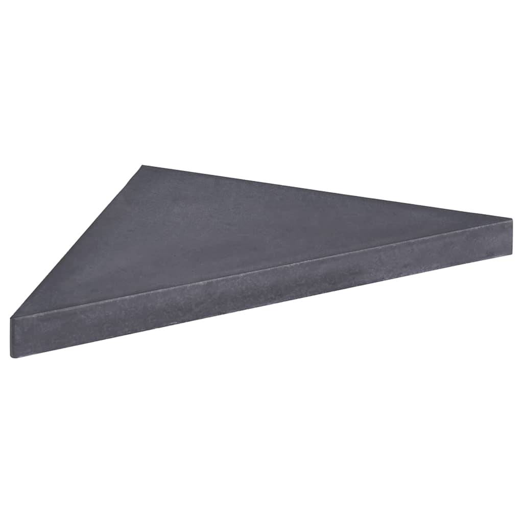Vidaxl - Plaque de poids de parasol Noir Granite Carré 15 kg vidaXL 313670 - Image 2