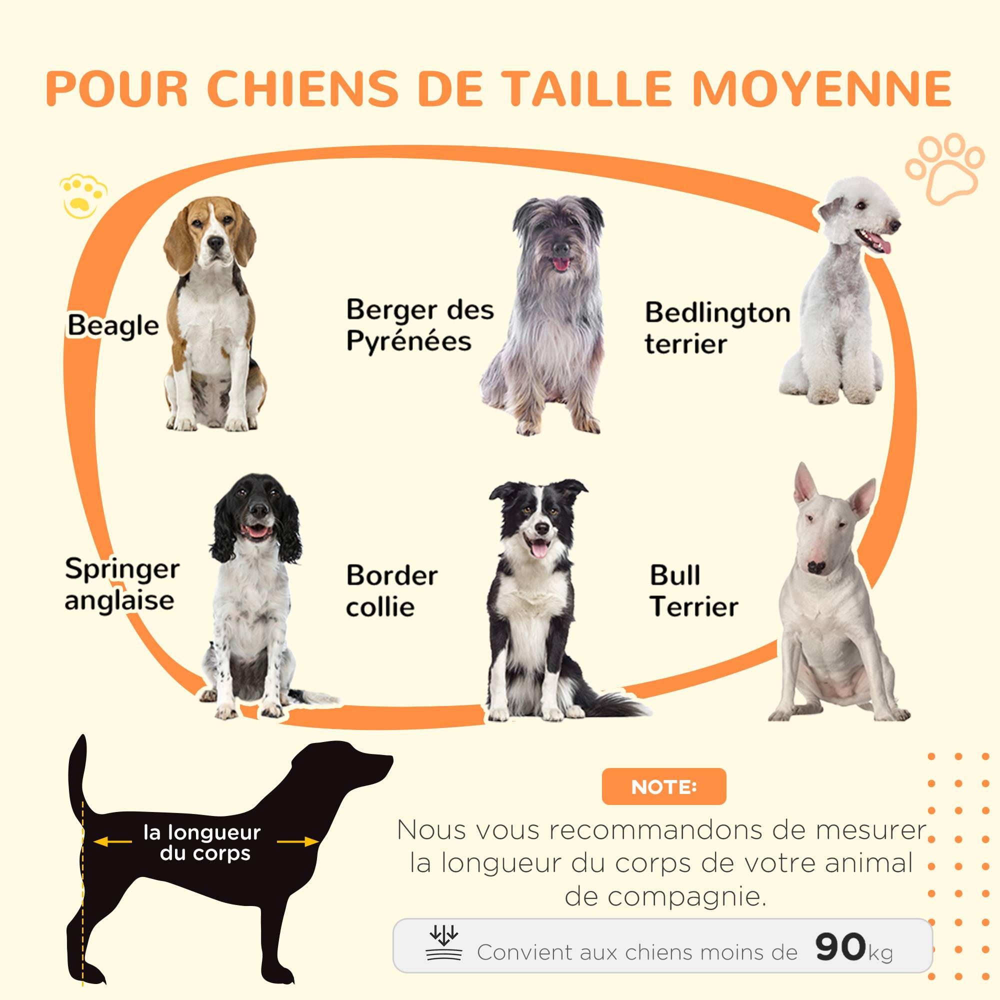 Cage d'intérieur 2 en 1 acier et bois pour chiens avec porte coulissante 80x54cm Marron - ComfortXL Outdoor Living - Image 6