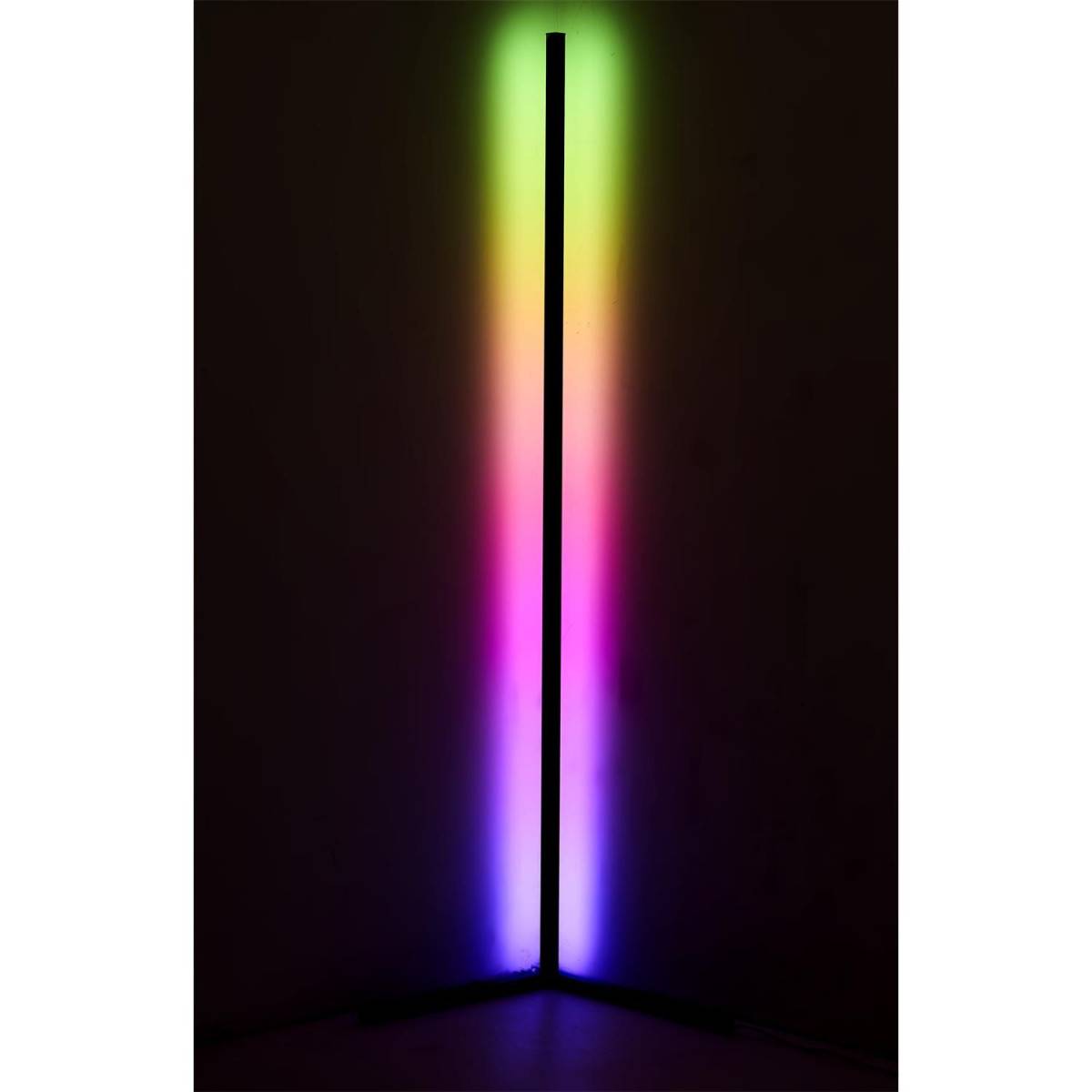 The Home Deco Factory - Lampe d'Angle Tube "LED" 140cm Noir - Image 6