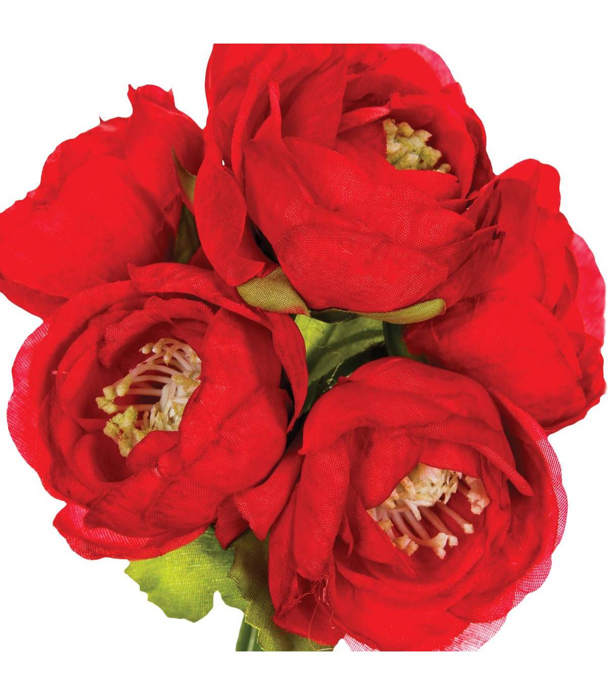Bouquet de Fleurs artificielles 6 Renoncules D. 12 x H. 25 cm - Imagen 2