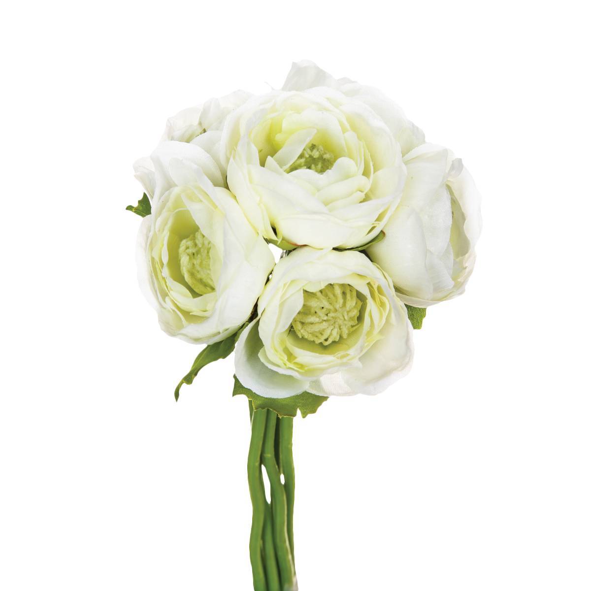 Atmosphera - Bouquet 6 renoncules artificielles H25cm - Atmosphera Créateur d'intérieur - Imagen 2