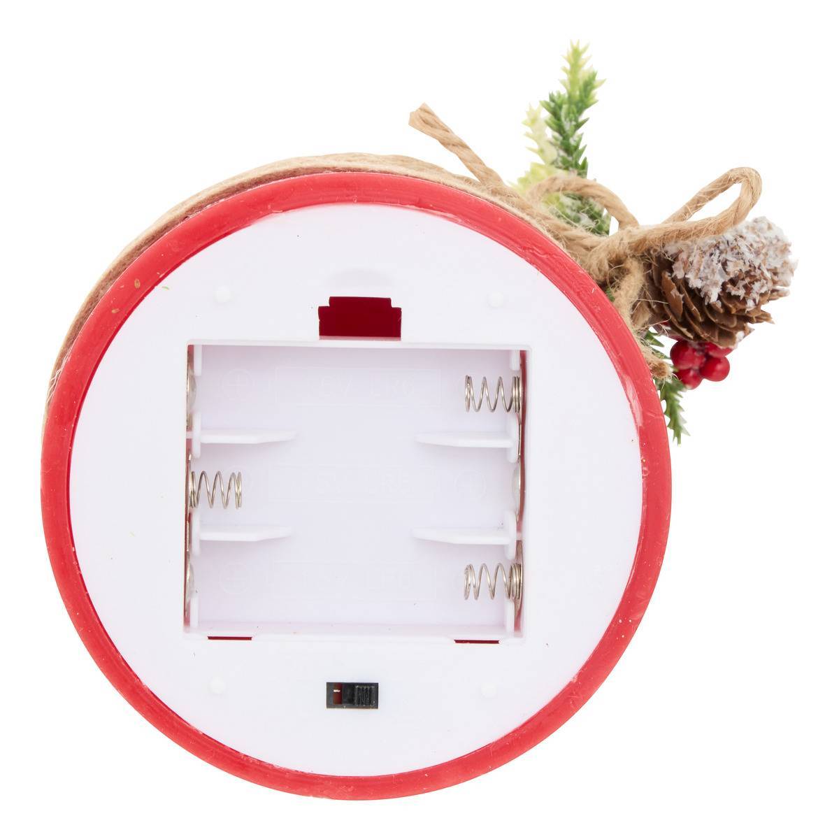 Feeric Christmas - Bougie LED Lupa rouge H. 15 cm - Feeric Lights & Christmas - Image 3