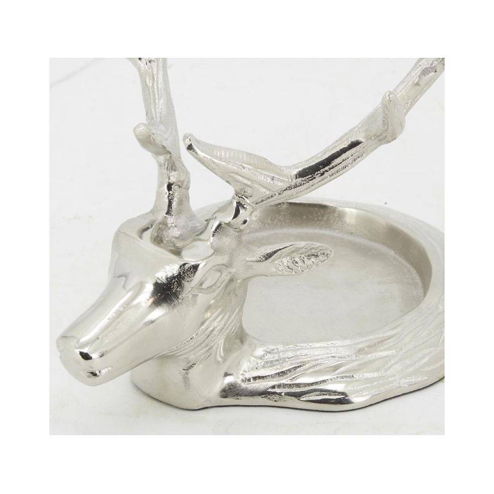 Aubry Gaspard - Support bouteille et bougie Cerf en aluminium - Imagen 3