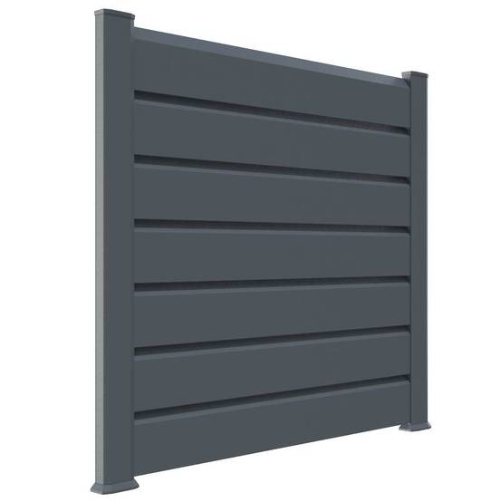 Closea - Kit cloture - Lame 16cm - PVC Gris - LG: 6m x H: 1m74 Closea - Imagen 1