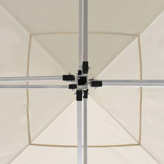 Tente de réception pliable avec parois Aluminium Crème 2 x 2 x 3,15 m - PANGIVO - Image 8