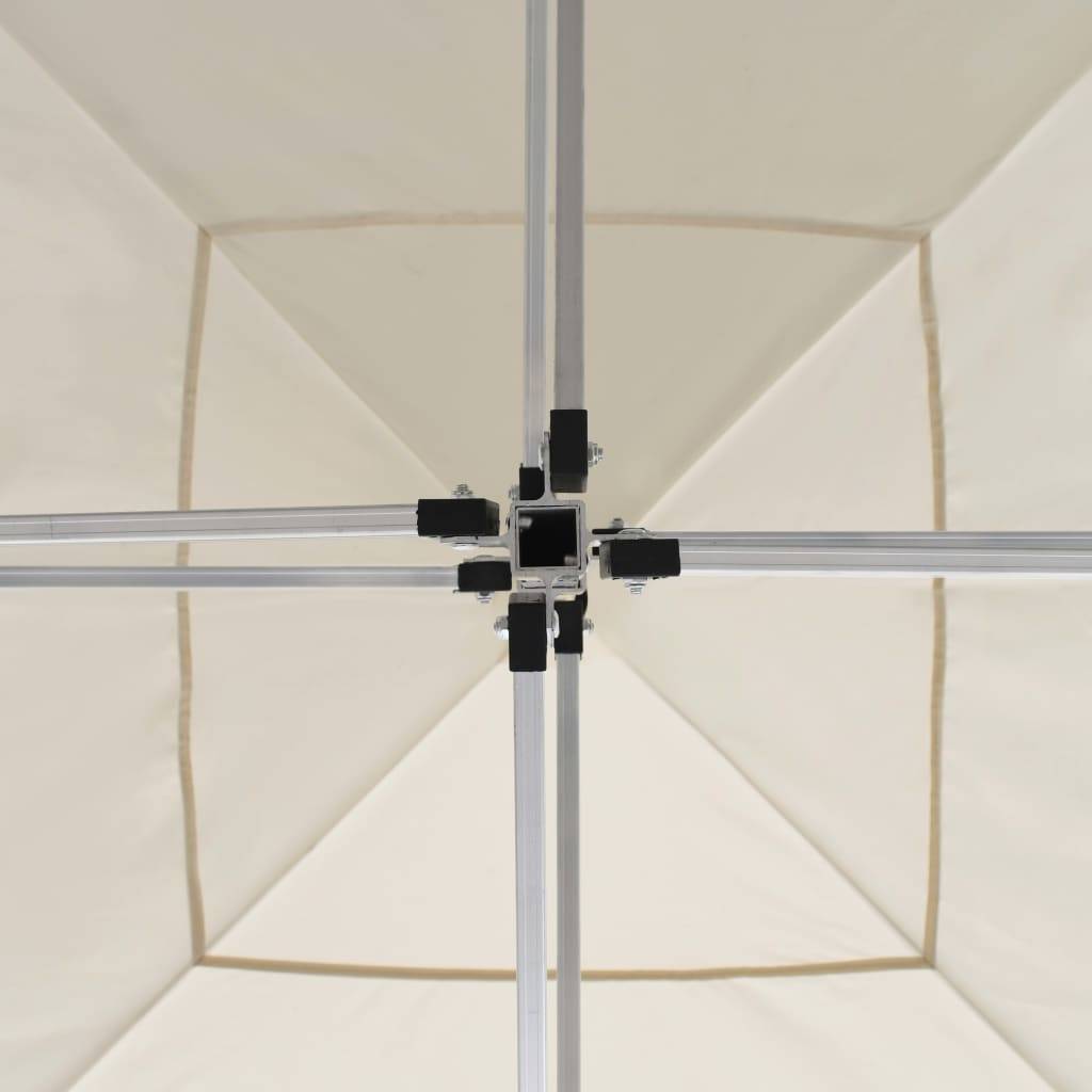 Tente de réception pliable avec parois Aluminium Crème 2 x 2 x 3,15 m - PANGIVO - Image 8