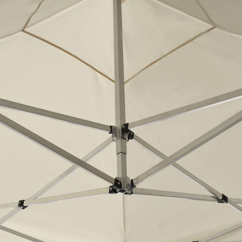 Tente de réception pliable avec parois Aluminium Crème 2 x 2 x 3,15 m - PANGIVO - Image 7